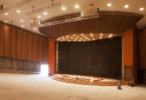 HKW is undergoing renovations. Renovation of the Auditorium