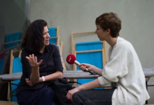 Internationaler Literaturpreis 2014. Jurorin Sabine Peschel im Gespräch mit Blog-Redakteurin Lara Sielmann