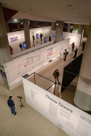 Three Doors | Ausstellungsansicht. Ausstellung, 5.11.–30.12.2022
