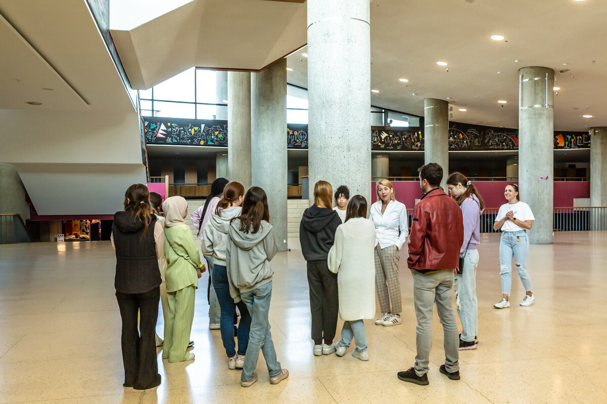 School workshop Art in public space: Between Dream and Reality. Photo: Laura Fiorio