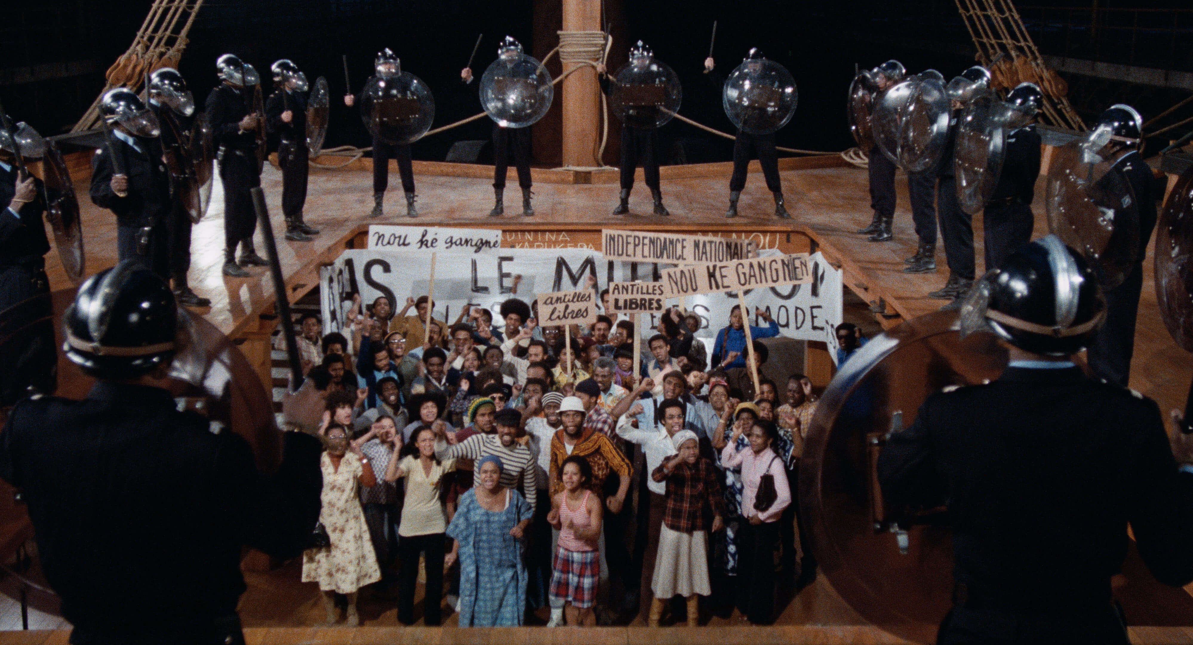 Med Hondo, West Indies (1979), courtesy Ciné-Archives. Fonds audiovisuel du PCF et du mouvement ouvrier