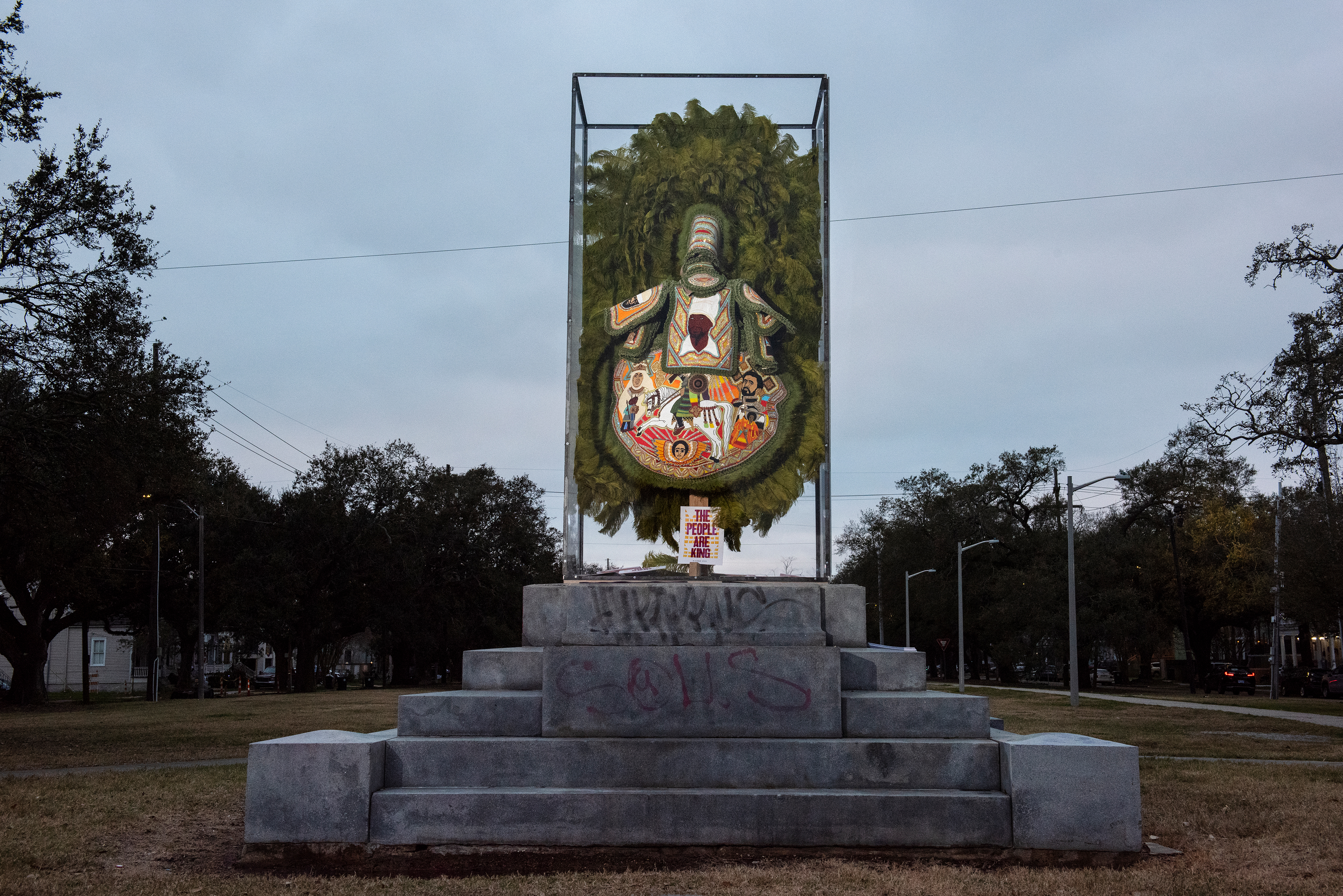 Jah Defender, Mardi Gras Day 2021. Photo: Ryan Hodgson-Rigsbee