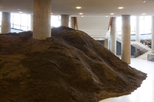 Lara Almarcegui | Berlin Excavation 2015, Installation, 400 m3 Erde (Ausstellungsansicht) | Mit freundlicher Genehmigung der K&uuml;nstlerin. Foto &copy; Jens Liebchen