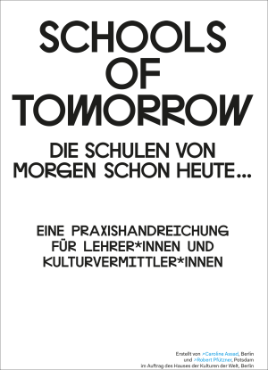 Cover &bdquo;Schools of Tomorrow: Handlungsempfehlungen&ldquo;