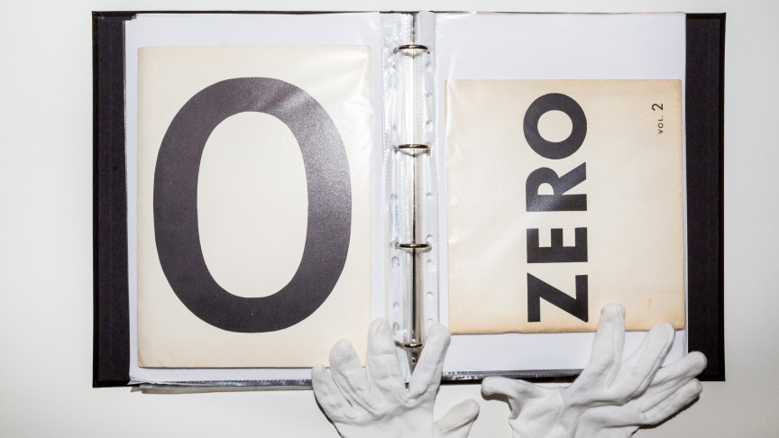 Zero 2 Publication | Archiv der Avantgarden, Japanisches Palais, Dresden, 2019 | Foto: Laura Fiorio © ZERO foundation, Düsseldorf